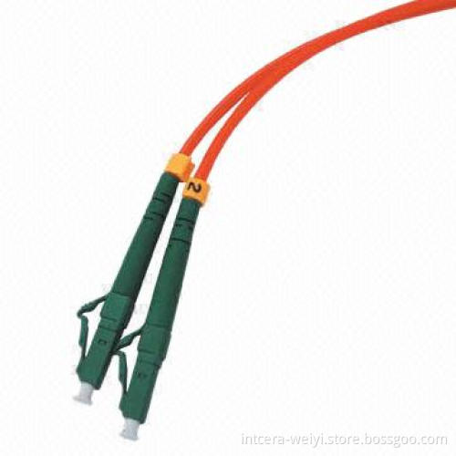 LC/APC-LC/APC Multiple Mode Simplex Fiber Optic Patch Cord with Low IL and High RL